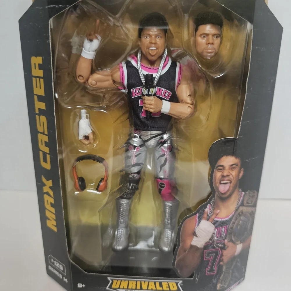 AEW Unrivaled Collection Series 14 Max Caster #129 Wrestling Figure - New In Box